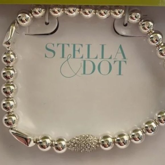 Stella & Dot - Ulani Stretch bracelet, silver - Picture 3 of 3